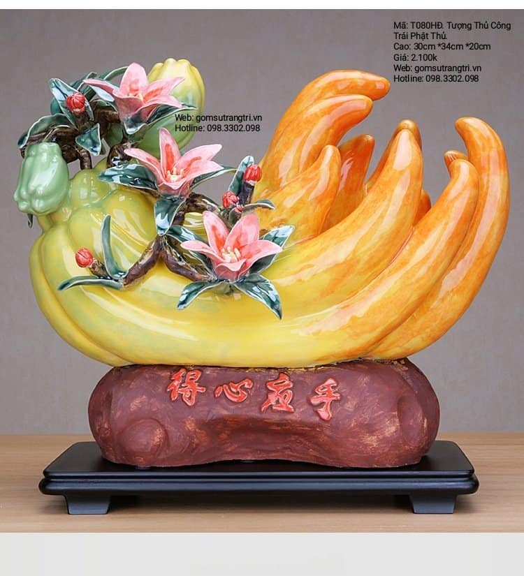 TƯỢNG THỦ CÔNG TRÁI PHẬT THỦ